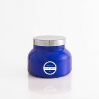 19 Oz Coconut Santal Fragrance Blue Jar Candle