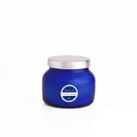 8 Oz Coconut Santal Fragrance Blue Jar Candle