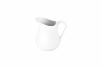 16 Oz White Ceramic Pitcher