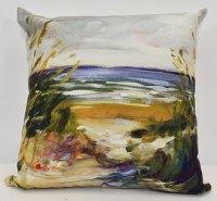 18" Sq Beach Path Decorative Indoor/Outdoor Pillow