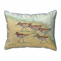 16" x 20" Sanderlings Decorative Indoor/Outdoor Pillow