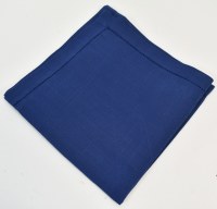 20" Sq Navy Hemstitch Cloth Napkin