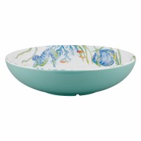 12" Round Sea Serenade Melamine Bowl