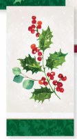 Holiday Holly Guest Towels