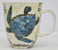 15 Oz Sanibel Island Blue Sea Turtle Mug