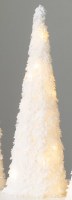 24" LED White Cone Chirstmas Tree