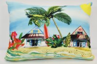 11" x 19" Surf Shacks Decorative Indoor/Outdoor Pillow