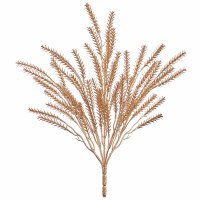 17" Faux Gold Short Pine Bush