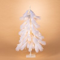 4' LED White Pampas Tree