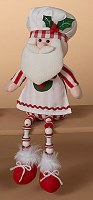 17" Santa Claus Chef Shelf Sitter