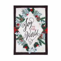 18" x 13" "Joy to the World" Mini Garden Flag