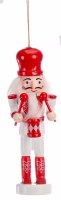 5" Nutcracker Holding Drum Sticks Ornament