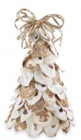 12" Natural Oyster Shell Christmas Tree by Mud Pie