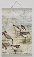 36" x 24" Sandpipers Coastal Wall Art