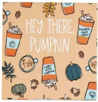 5" Square "Hey There, Pumpkin" Beverage Napkins by Mud Pie