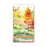 8" x 5" Orchard Breeze Guest Towel