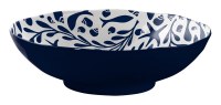 12" Round Navy Tidepool Serving Bowl