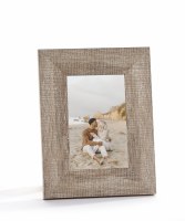 4" x 6" Bown Textured Picture Frame