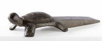 6" Brown Turtle Metal Doorstop