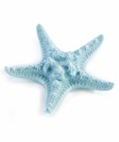 4" Blue Polyresin Bumpy Starfish Figurine