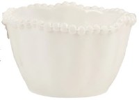 5" Round Cream Pearlette Melamine Bowl