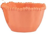 5" Round Coral Pearlette Melamine Bowl