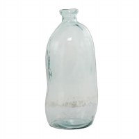 29" Green Glass Vase