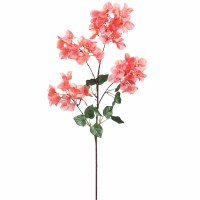 39" Faux Peach Boungainvillea Spray