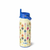 36 Oz Swig Pickleball Insulated Flip and Sip Water Bottle