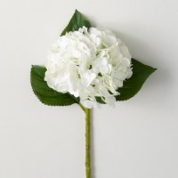 20" Faux White Hydrangea