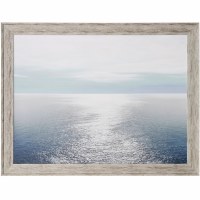 36" x 46" Ocean Light Coastal Gel Textured Framed Print