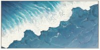 28" x 56" Breakwater Coastal Framed Canvas