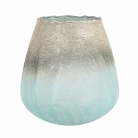 5" Blue Glass Votive Holder