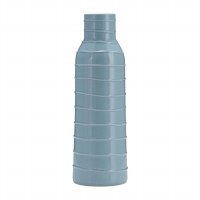 20" Blue Lines Ceramic Vase