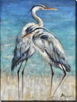 32" x 24" Come Here Often Coastal Canvas