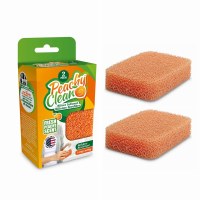 Pack of Two Peachy Clean Sponges