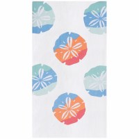 27" x 18" Multipastel Sand Dollars Flour Sack Kitchen Towel