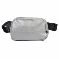 Milan Leather Silver Anti-Theft Belt Bag