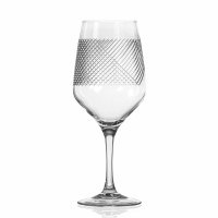 12 oz Clear Acrylic Golf Ball Stem Wine Glass - Wilford & Lee Home
