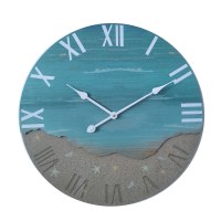 23" Round Beach Wall Clock