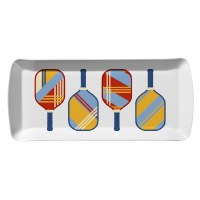 6" x 15" Pickleball Appetizer Tray