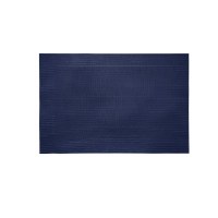 13" x 19" Navy Woven PVC Placemat