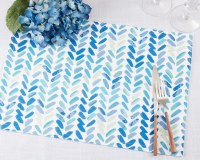 13" x 19" Watercolor Chevron Placemat