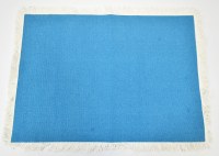 14" x 20" Aqua Fringe Border Placemat