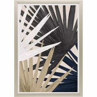 39" x 27" Organic Palm 2 Tropical Framed Print