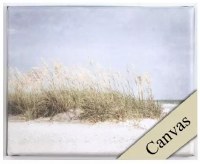 8" x 10" Seaoats on the Beach Coastal Framed Canvas