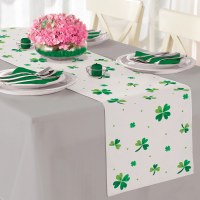 13" x 72" Shamrock Table Runner