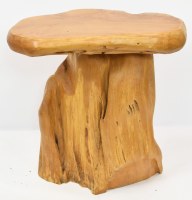 Natural Teak Wood Mushroom Stool MMG182