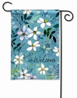 18" x 13" Blue Jasmine Mini Garden Flag