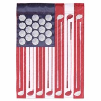 18" x 13" Golf USA Flag Mini Garden Flag